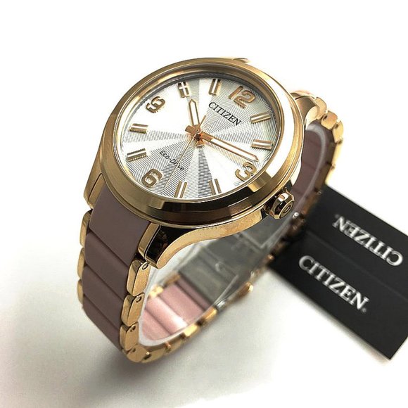 Citizen Ladies Pink Eco Drive Watch main image 4